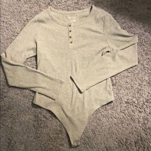 AE Henley thong body suit